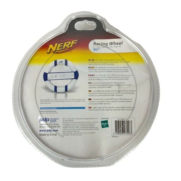 Hasbro Nerf Racing Wheel For Wii Ultimate Racing Wheel for Mario Kart New - Picture 4 of 4